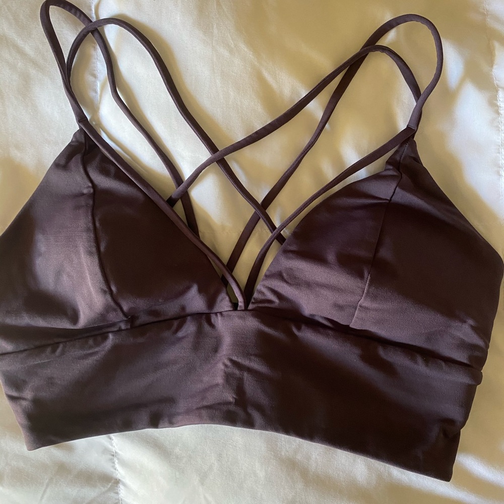 Sexy Lululemon Bra Size 8 Eggplant Color
